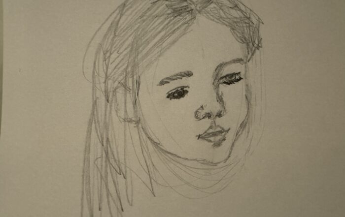 Drawing, face